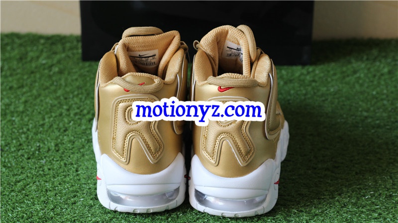 Supreme x Nike Air More Uptempo Gold